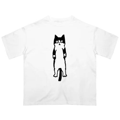 ホールド・オン・ミー　ハチワレ Oversized T-Shirt