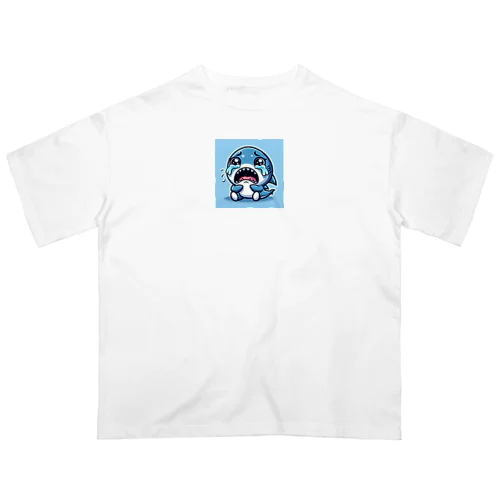 泣き虫シャーク オーバーサイズTシャツ