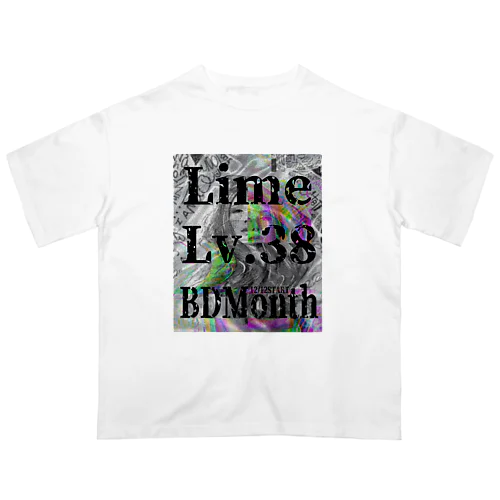 Lime lv.38 オーバーサイズTシャツ