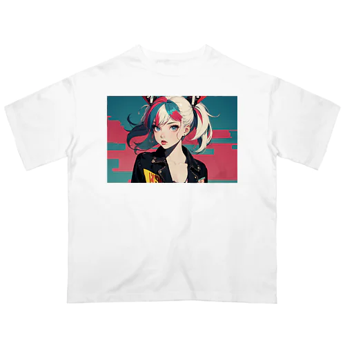 kawaii 東京ガールアート オーバーサイズTシャツ