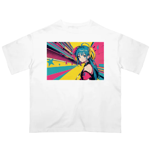 kawaii 東京ガールアート オーバーサイズTシャツ