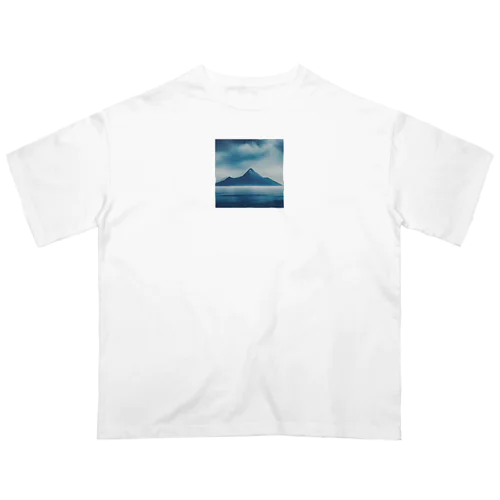 海の果ての孤島 オーバーサイズTシャツ