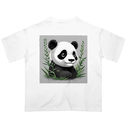 可愛いパンダちゃん オーバーサイズTシャツ