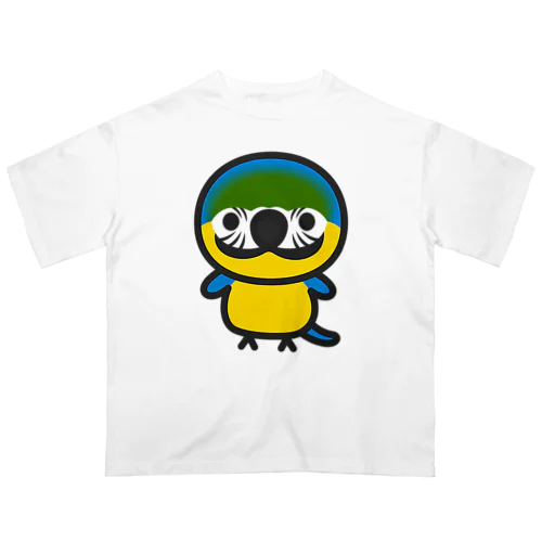 ルリコンゴウインコ オーバーサイズTシャツ