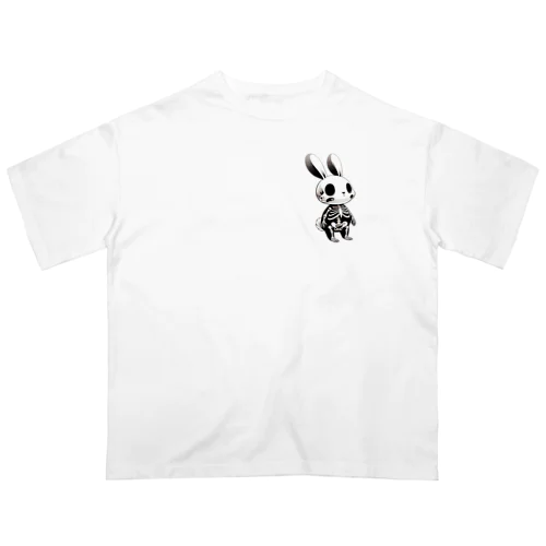 【Crazy Rabbit Nightmare】スケルトン Oversized T-Shirt