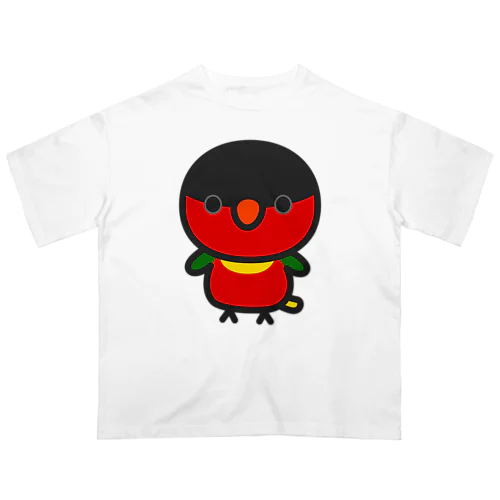 ヨダレカケズグロインコ オーバーサイズTシャツ