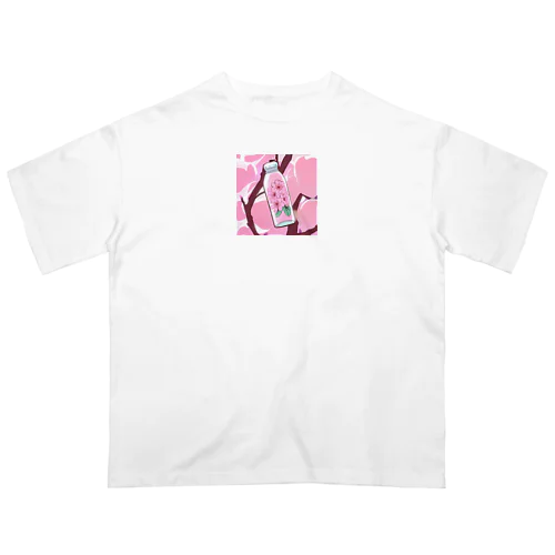 水筒の中の桜 Oversized T-Shirt