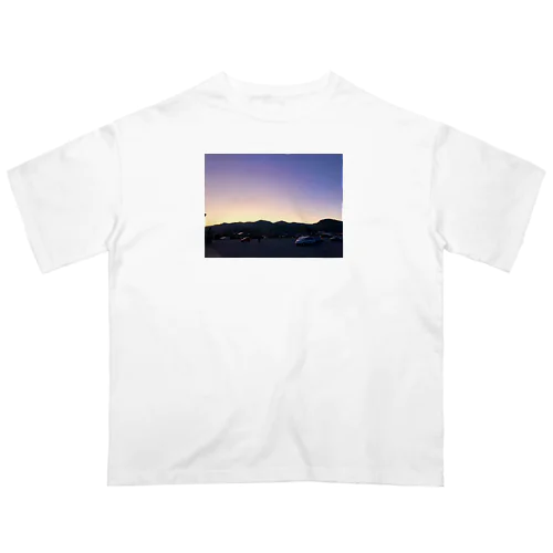 紫の空 オーバーサイズTシャツ