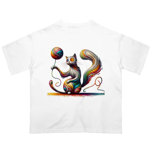 宇宙猫01 Oversized T-Shirt