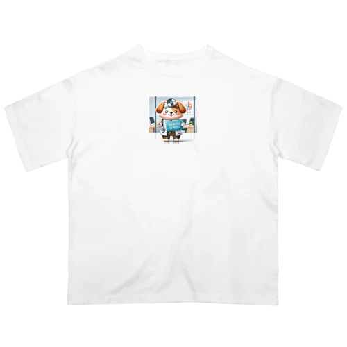 健康第一の犬 Oversized T-Shirt