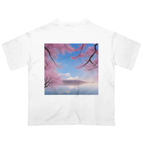 和の桜 オーバーサイズTシャツ