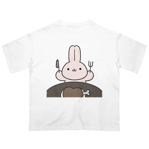 肉食うさぎ オーバーサイズTシャツ