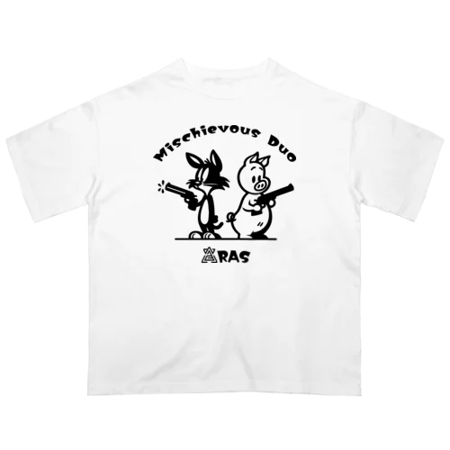 Mischievous Duo オーバーサイズTシャツ