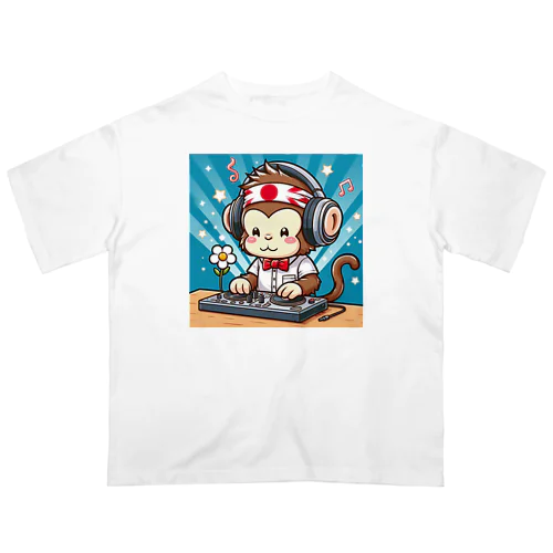 日本猿のDJ Oversized T-Shirt