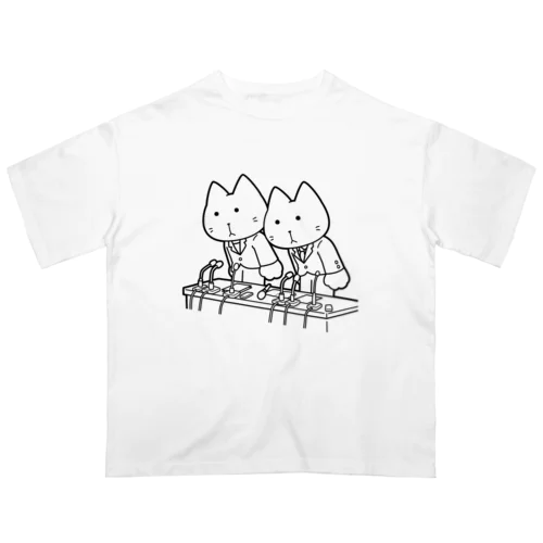 謝罪会見ヤマダネコ オーバーサイズTシャツ