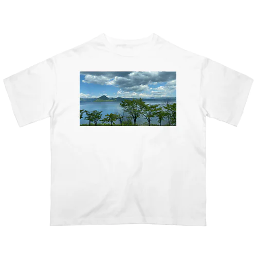 洞爺湖 湖畔 オーバーサイズTシャツ