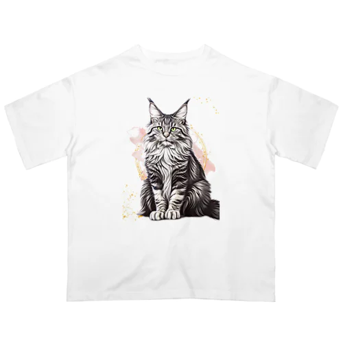 mainecoon-2 オーバーサイズTシャツ