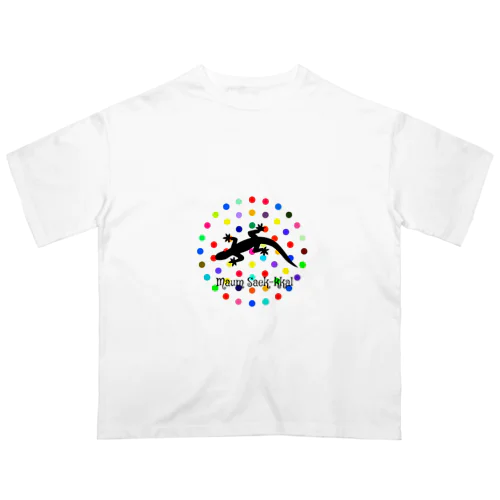 Colorful polka dot T オーバーサイズTシャツ