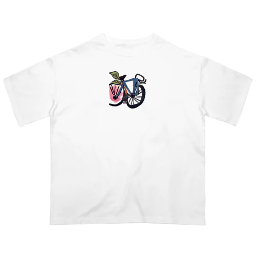 自転車イラスト Oversized T-Shirt