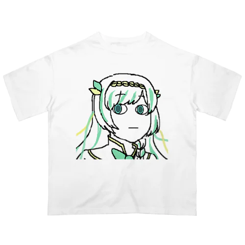 にゃこ師手描きルナティア・アヴィンスター Oversized T-Shirt