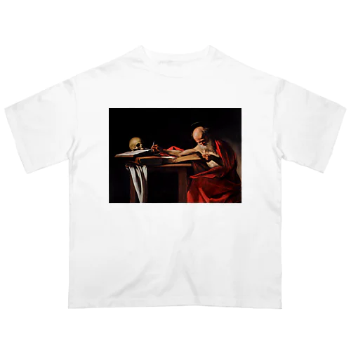 書斎の聖ヒエロニムス / Saint Jerome Writing オーバーサイズTシャツ