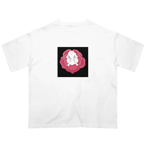 ﾒﾒﾝﾄ　ﾓﾘ（薔薇ﾁｬﾝ） オーバーサイズTシャツ