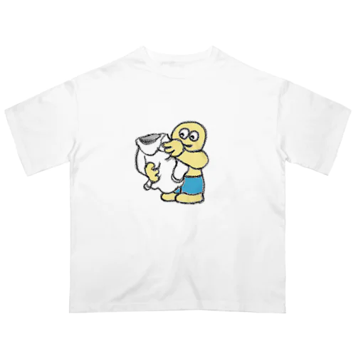 服を買う消費者さん オーバーサイズTシャツ