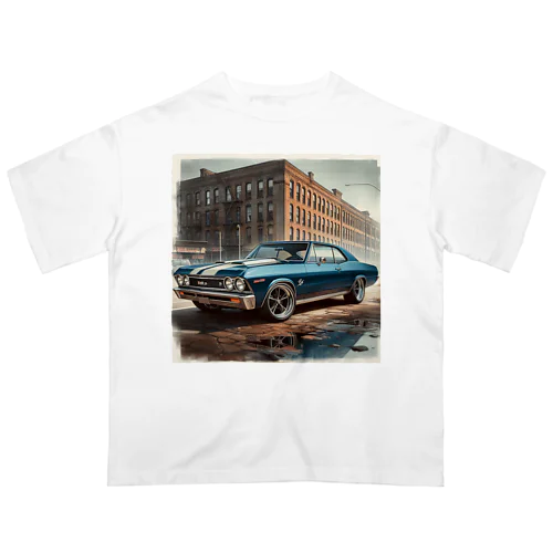 Chevrolet Chevelle　BLUE オーバーサイズTシャツ