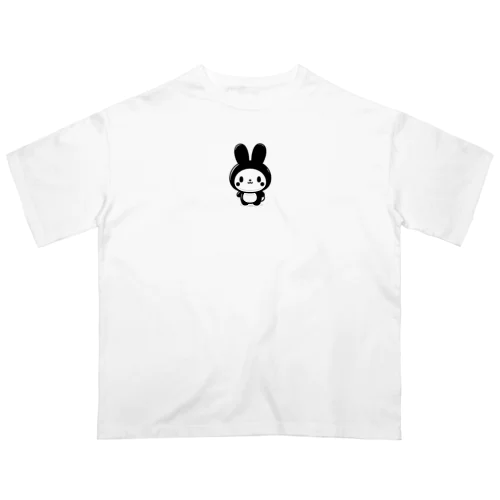 白黒うさちゃん オーバーサイズTシャツ