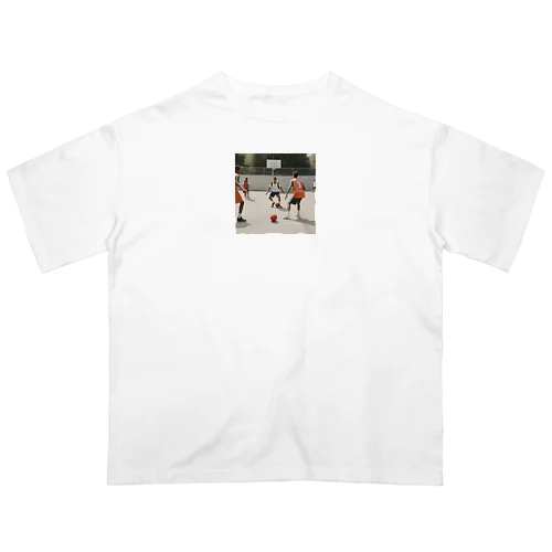 サッカーバスケ オーバーサイズTシャツ