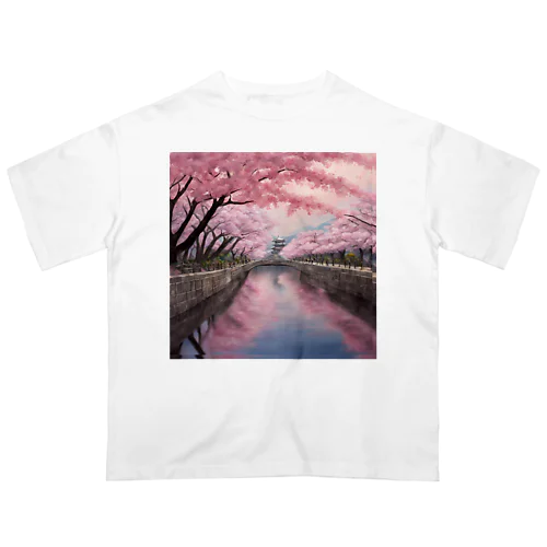 #日本桜 Oversized T-Shirt