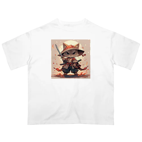 Neko Samurai Oversized T-Shirt