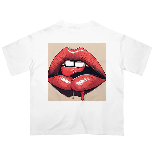 lips Oversized T-Shirt