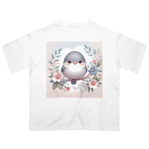 癒しの文鳥ぴぃたろう Oversized T-Shirt