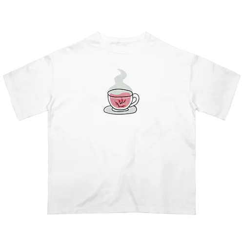 ティー　ワンポイント Oversized T-Shirt