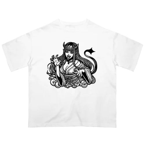 鬼姫 WET オーバーサイズTシャツ