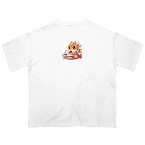 かわいいキャラドラゴン オーバーサイズTシャツ