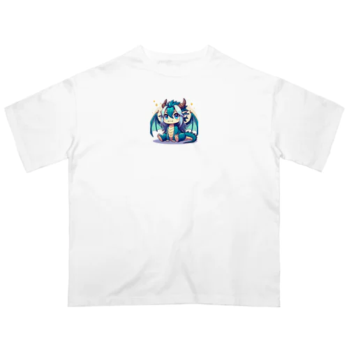 可愛らしいドラゴンマスコット Oversized T-Shirt