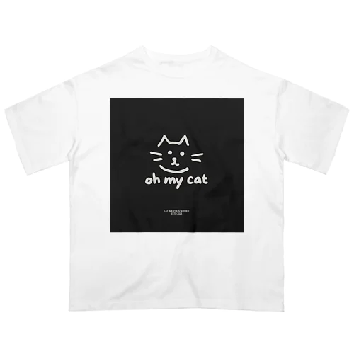 ねこ オーバーサイズTシャツ