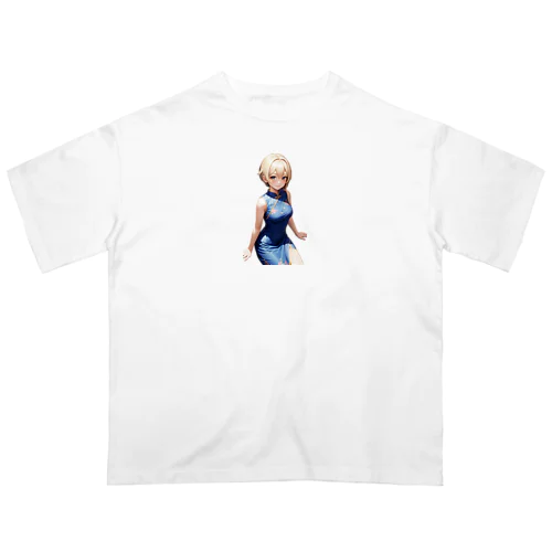 AI美女 Oversized T-Shirt