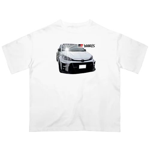 TOYOTA 　GRヤリスのプリントグッズ オーバーサイズTシャツ