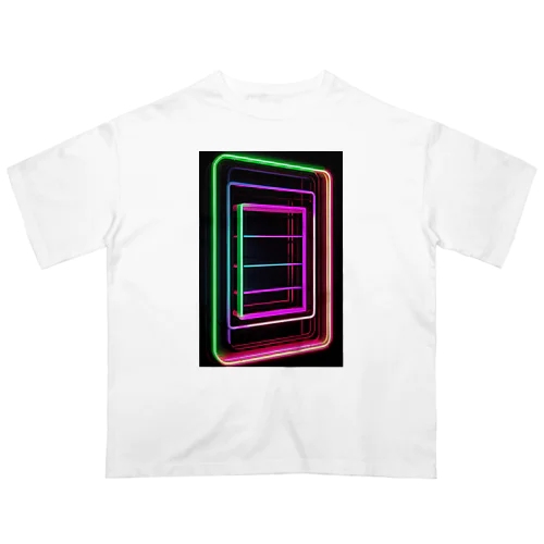 Abstract_Neonsign Oversized T-Shirt