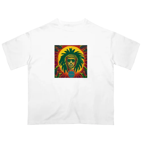 Sun and ReggaeMusic オーバーサイズTシャツ