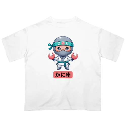 可愛らしい忍者キャラクターの12星座シリーズ第4弾（かに座） Oversized T-Shirt