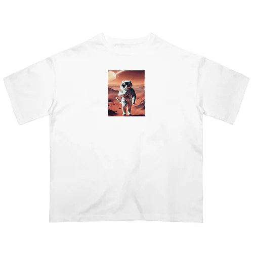 猫宇宙飛行士2 オーバーサイズTシャツ