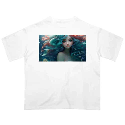 Mint mermaid オーバーサイズTシャツ