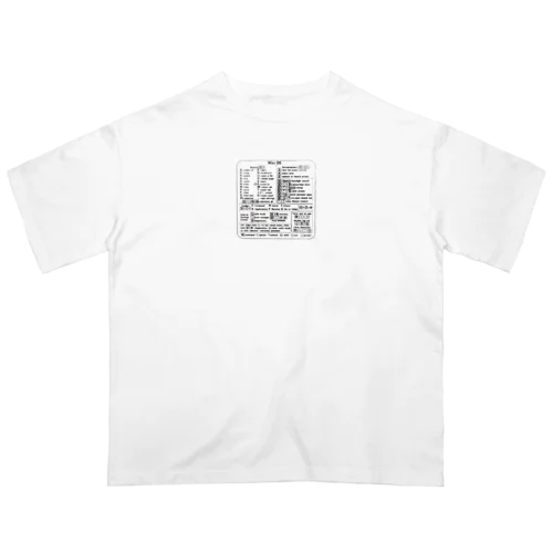 Mac OS ショートカットキー オーバーサイズTシャツ