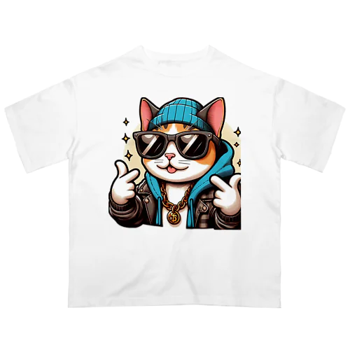 ふぁんきーきゃっと オーバーサイズTシャツ