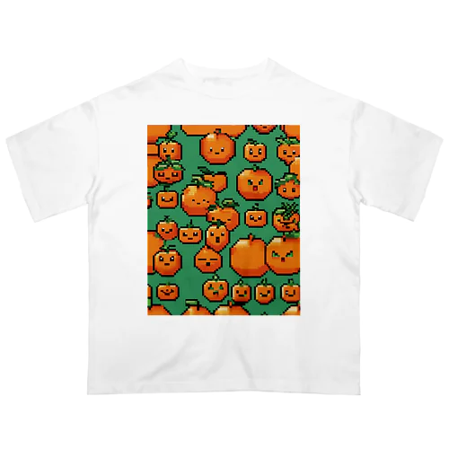 Orange×Green オーバーサイズTシャツ