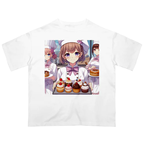 【#いろなの】見習いパティシエ オーバーサイズTシャツ